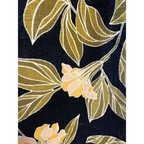 NWOT Ann Taylor A-Line Black Floral Mini Skirt Size 10 - Picture 3 of 4